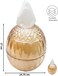 Atraux 2 Pcs Elegant Egg-Shaped Glass Tissue Box For Home &amp; Office