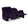 In House Velvet Double Recliner Chair - Dark Purple - NZ30