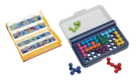Smartgames - Iq Fita Travel Game For Kids And Adults, A Cognitive Skill-Building Brain Game Brain Teaser For Ages 6 &amp; Up, 120 Challenges In Travel-Friendly Case.
