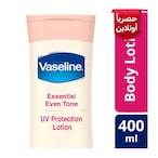 اشتري VASELINE اللون الموحد الأساسي لوشن للجسم, الإشراقة اليومية, بشرة مشرقة ومتألقة خلال أسبوعين 400مل في السعودية