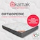 Karnak Home Orthopedic (Medium Feel) Dual Comfort Reversible Mattress With 2 Free Pillows, 5 Years Warranty, Thickness 25Cm (Hc Super King - W200 X L210Cm)