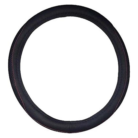 STEERING WHEEL COVER BLACK