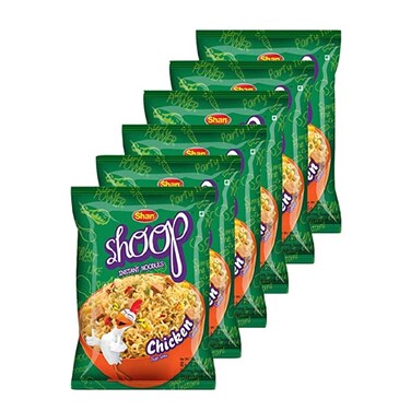 Shan Shoop Instant Chicken Noodles 65 gr (Pack of 6)