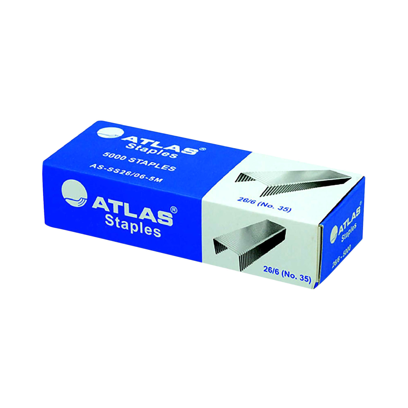 Atlas 26/6 Staples AS-SS26/06 Silver