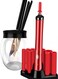 Generic Electric Makeup Brush Cleaner Set Red/Black/Clear