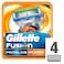 Gillette Proglide 5 Power Blades Multicolour 4 count