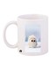 A Bird Printed Mug White/Blue Standard Size