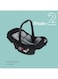 Moon Bibo Baby Carrier Car Seat With Full Body Support Soft Cushion 0M+ - Black