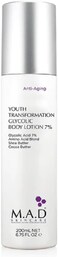 M.A.D Skincare Youth Transformation Glycolic Body Lotion 7% 200ml.