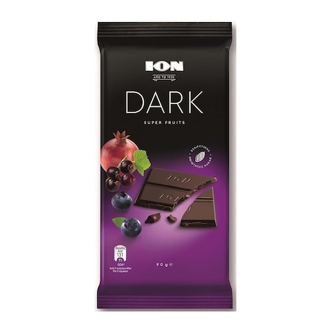 Ion Dark Chocolate with Super Fruits - 90 gram
