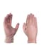 Marrkhor Set Of 100 Disposable Vinyl Gloves Transparent 9.5Inch