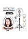 Generic 12-Inch LED Mobile Phone Ring Light With Stand White