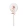 Rose Gold Mini Confett Filled 5" Latex Balloons Wands 5Ct