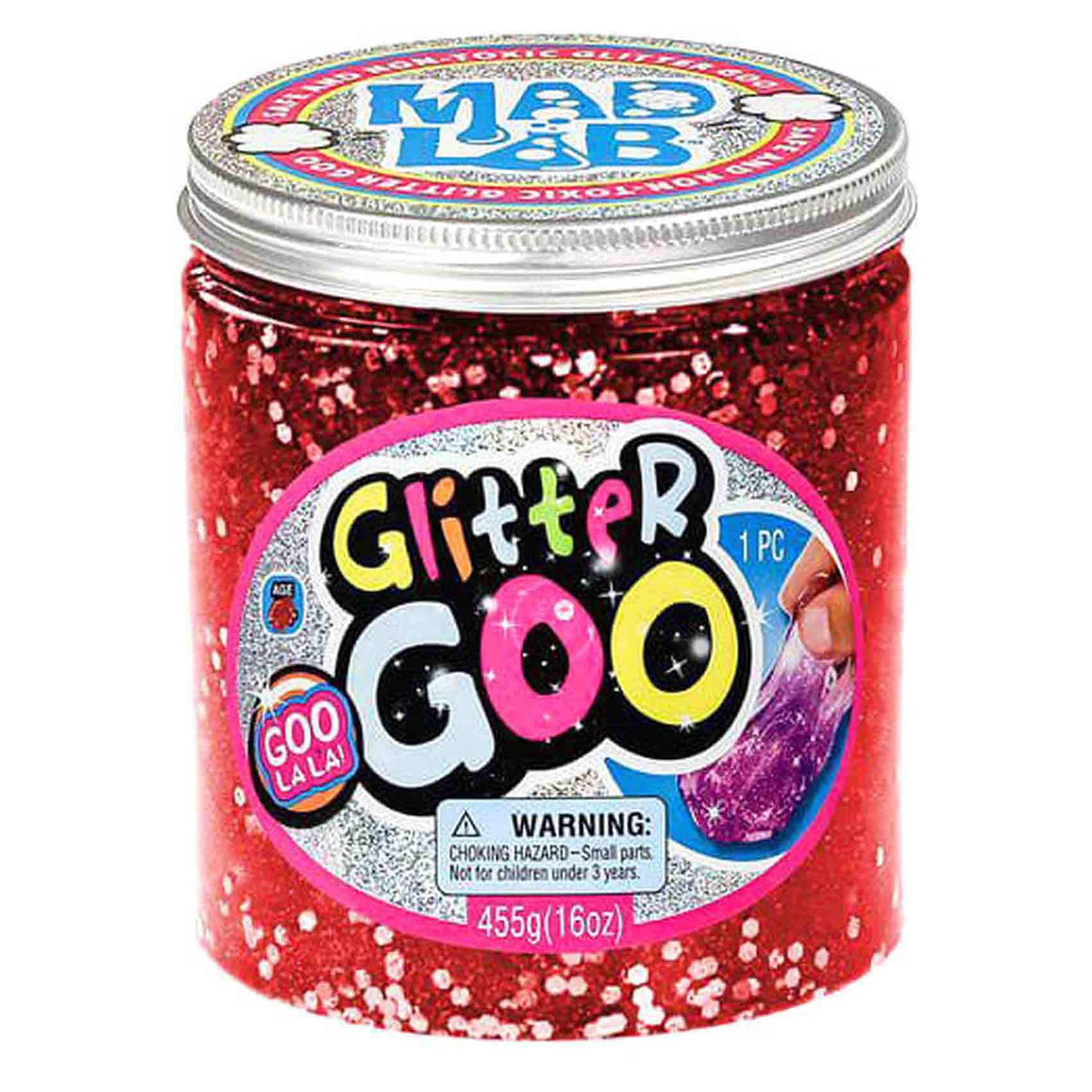 Buy Ja-Ru Mad Lab Glitter Goo Mega Slime Multicolour Online | Carrefour UAE
