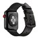 Jinya Apple Watch Hero Leather Band - Black 42&amp;44mm