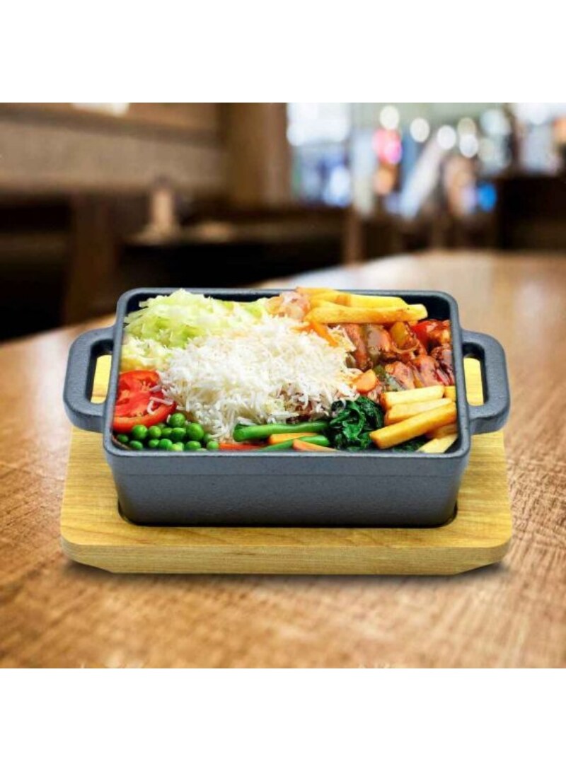 Buy Master Cast Iron Rectangle Casserole With Lid Online | Carrefour UAE