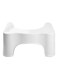 Generic Modern Adult Toilet Stool White 44.5 X 28Centimeter