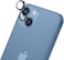 Moxedo Camera Lens Protector, 9H Tempered Glass, Aluminum Alloy Individual Ring Camera Cover Screen Protector Compatible for iPhone 13 6.1 inch/ 13 Mini 5.4 inch (BLUE)