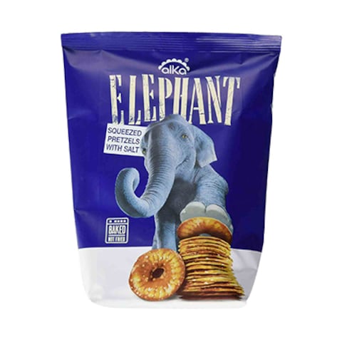 Alka Elephant Pretzels Salt 180GR