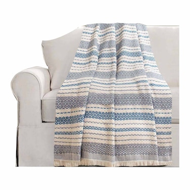 La Collection Printed Jacquard Coverlet - 180 x 240 Cm