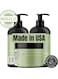 Mielle Organics Rosemary Mint Strengthening Trio Set - Shampoo, Conditioner, Hair Mask - Infused With Biotin, Cleanses And Helps Strengthen Weak And Brittle Hair 1050ml