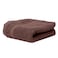 SIL FACE TOWEL BROWN 13X13