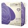 Cottons 100% Natural Coversheet Overnight  Pads With Wings 10 Count