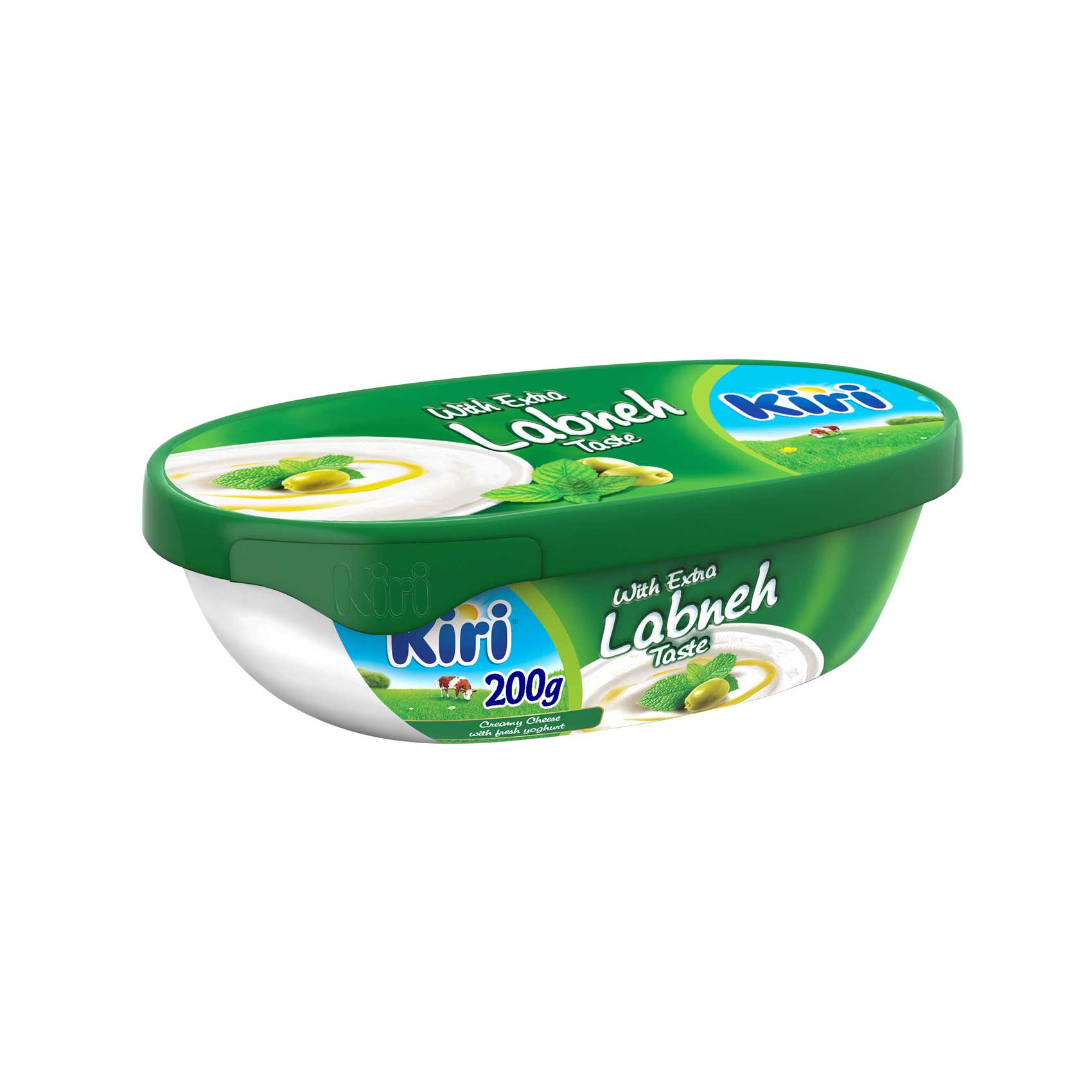 Kiri Cheese Spread With Extra Labneh Taste 200g Tub