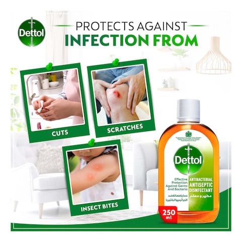 Dettol Anti-Bacterial Antiseptic Disinfectant 250ml