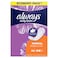 Always Daily Liners Comfort Protect Individually Wrapped White 40 Liners