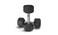 HEX Rubber Dumbbell with Charm Handle (8 KG)