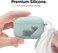 Elago Liquid Hybrid Hang designed for AirPods Pro case cover with Carabiner - Mint