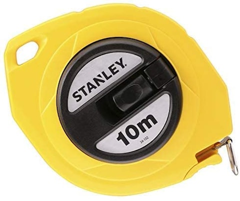 0-34-102 STANLEY CLOSED CASE STEEL BLADE M. TAPE 10MX10MM METRIC