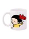 Bp Girl Printed Mug White/Yellow/Red Standard Size