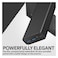 Promate Bolt-20 Compact Smart Charging Power Bank with Dual USB Output 20000Mah Black