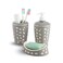 Bath Accessories Set Of 3 Pieces