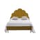 In House Napoli Velvet Bed Frame - Single - 200x90 cm - Gold