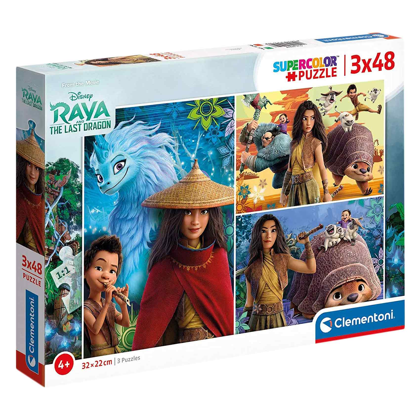 Buy Clementoni 25259 Disney Raya And The Last Dragon Super Color Puzzle ...