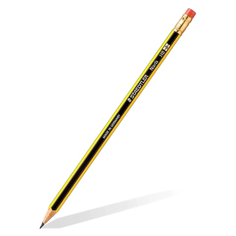 Staedtler Noris HB-2 Eraser Tip Pencils Multicolour 12 PCS