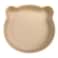 Bamboo Bark - baby feeding silicone plate with suction
