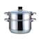 Wilson 2 Layers Steamer With Glass Lid Silver 20cm