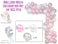 Party Time 102PCS Pink, Silver and White Balloon Garland Kit Balloon Arch Garland, Metalic Latex Balloon for Wedding Decoration Anniversary &amp; Birthday Party Decorations - Party Supplies