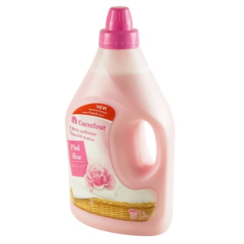 Buy Carrefour Pink Rose Regular Fabric Softener 4L in UAE