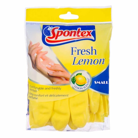 Spontex Lemon Fresh Gloves Small