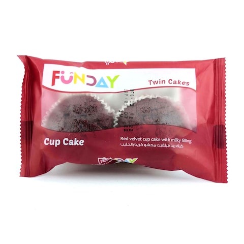Funday Muffin Cake with Red Velvet - 2 Pieces