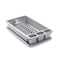 PLASTIC FORTE Rectangular dish drainer medium SILVER