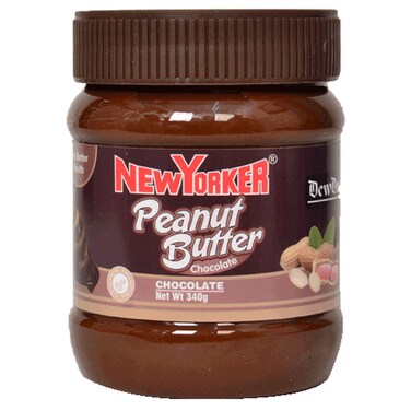 DEWDROP NEW YORKR P/BUTR 340G CHOCO