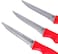 Royalford Rf9947Rd 3Pc Steak Knife Set - Stainless Steel Fruit Knife Set Razor Sharp Blades, Ultra Sharp Cooking Knives, Perfect For Carving &amp; Chopping, Best Kitchen Gift For Cooking Lovers &amp; Chefs