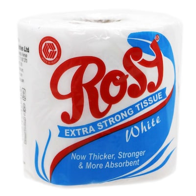 ROSY TOILET ROLL WHITE X1