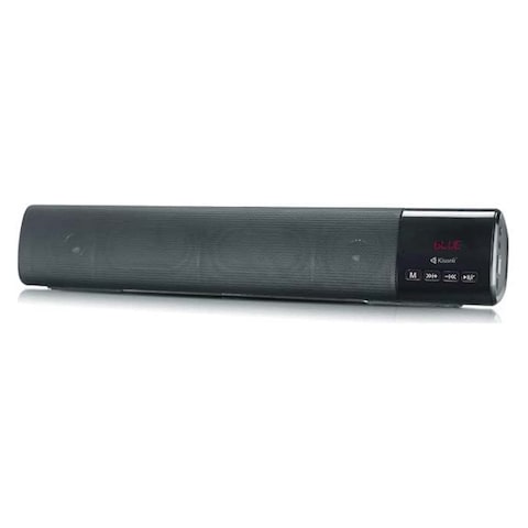 Kisonli LED-800B Wireless BT Speaker with Alarm Clock - Black